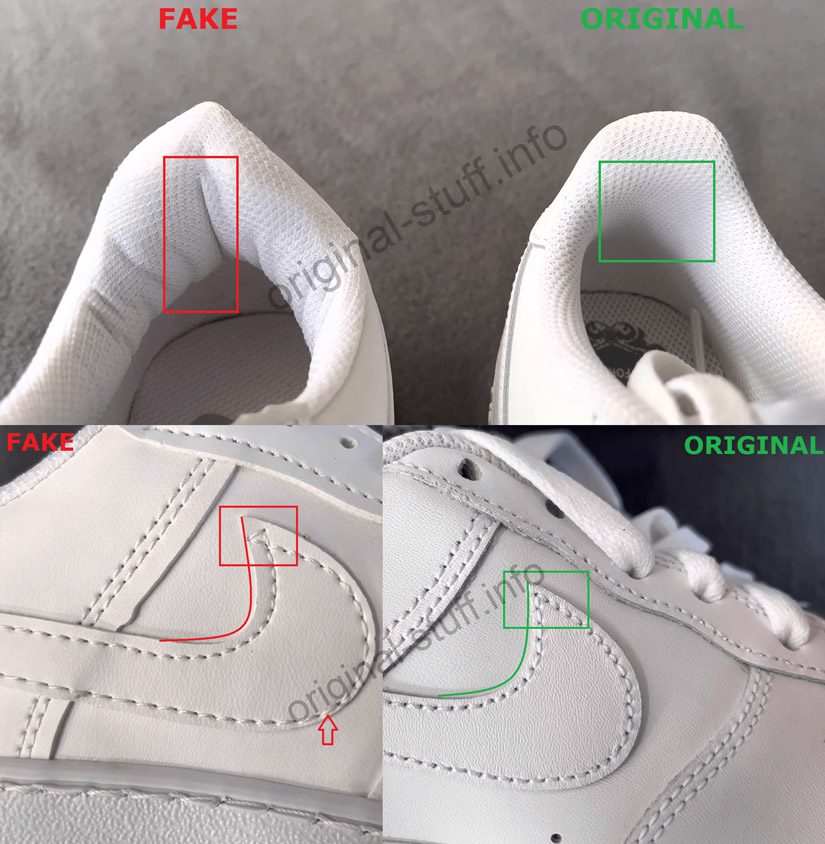 Nike Air Force 1: как отличить оригинал от подделки. Личный опыт7
