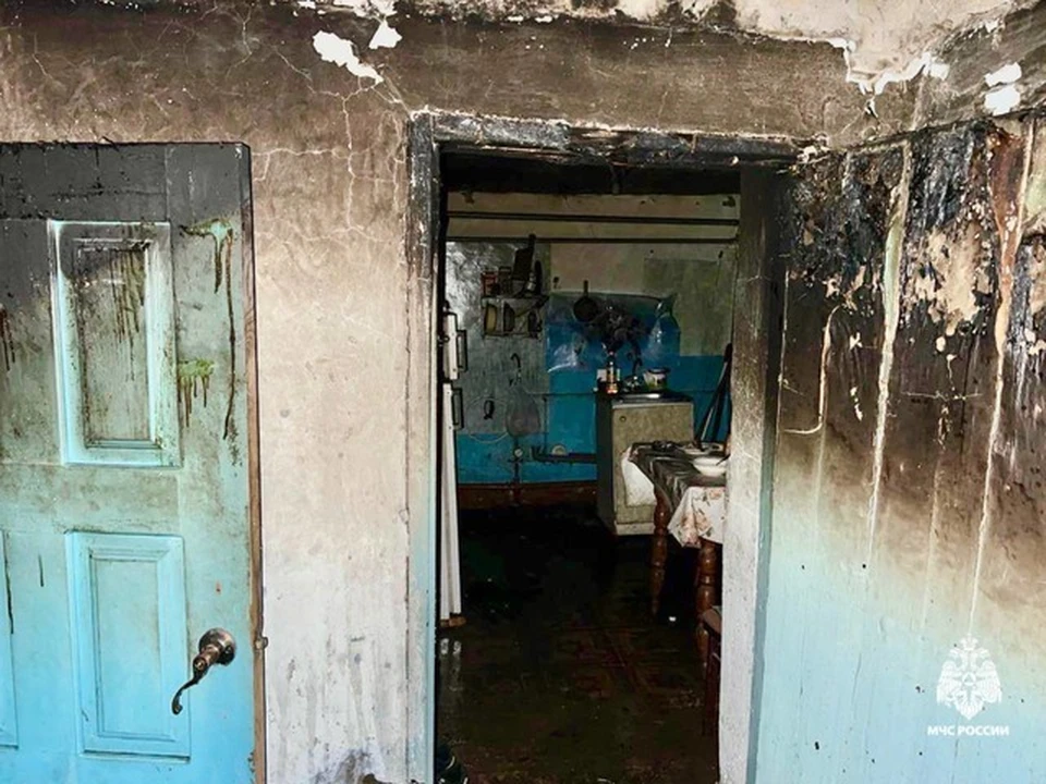 Пенсионер оказался в больнице после пожара в доме на Ставрополье0