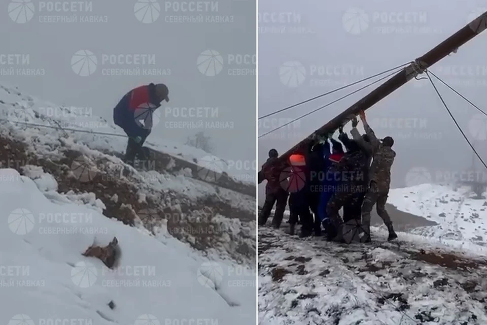 Специалисты «Россети Северный Кавказ» восстановили электроснабжение горных сел Дагестана, нарушенное дорожными работами0
