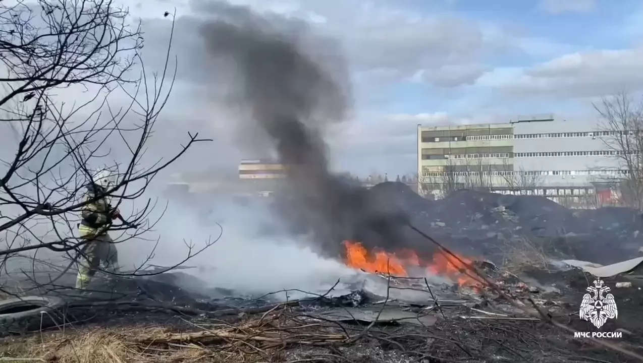 Стала известна площадь крупного пожара на северо-западе Ставрополя0