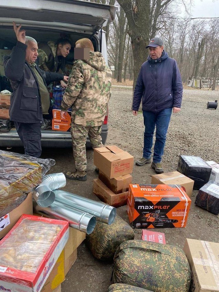 Ставропольские волонтёры привезли бойцам СВО на передовую гуманитарный груз