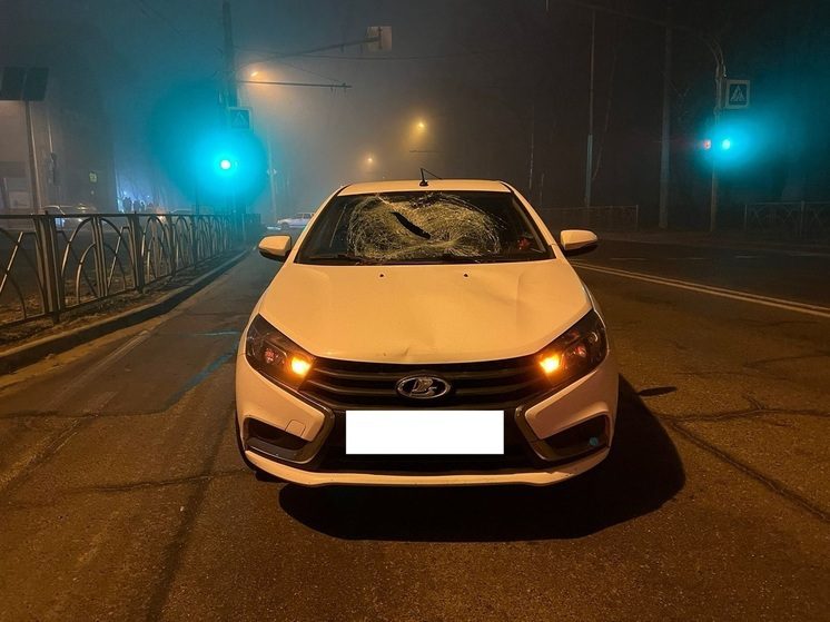 В Ставрополе лихач сбил пьяного пешехода, перебегающего дорогу на красный свет