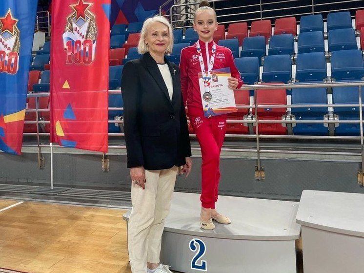 Кисловодчанка взяла «серебро» на соревнованиях по художественной гимнастике в Москве