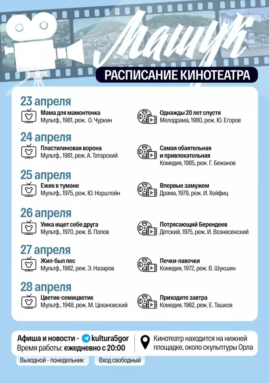 Новый сезон летнего кинотеатра в Пятигорске откроют 23 апреля0