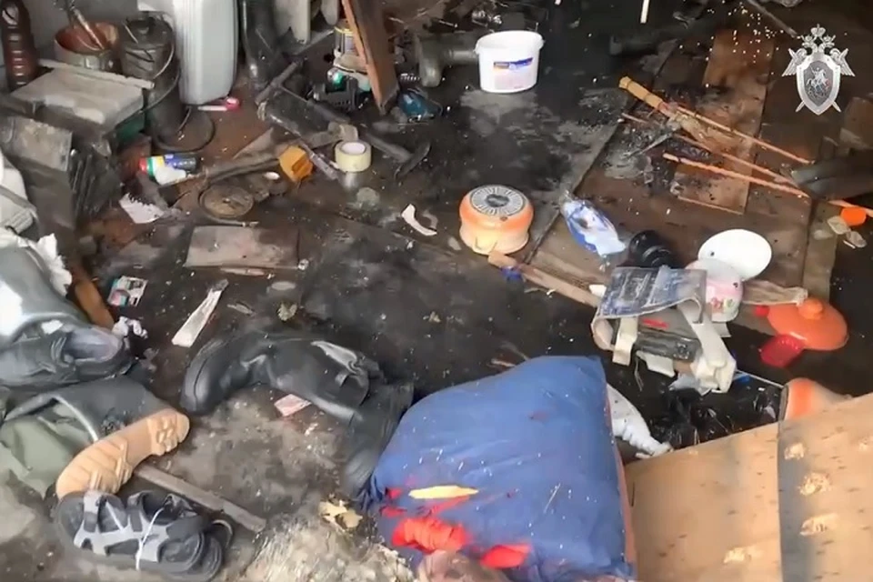 Опубликовано видео после взрыва гранаты в гараже в Ставропольском крае0