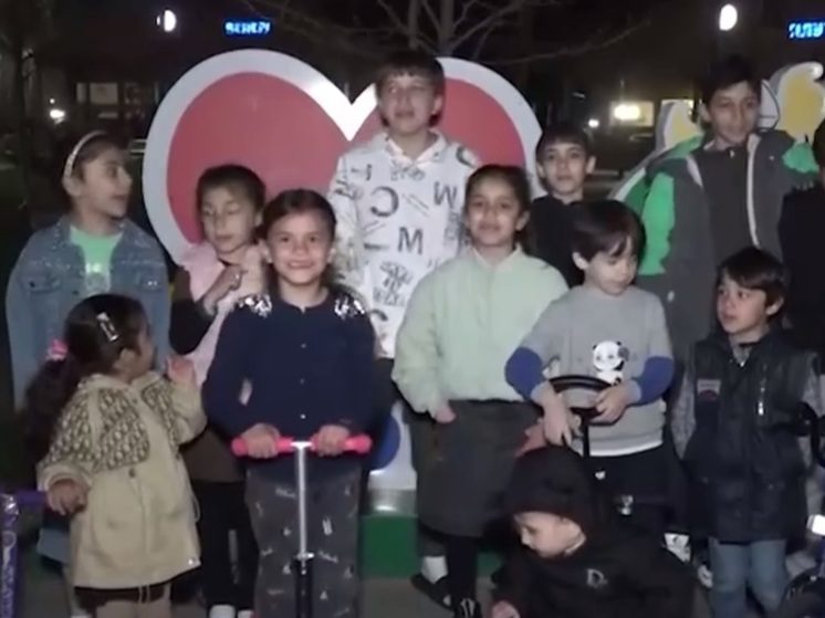 Размещенные в Чечне палестинские беженцы отпраздновали Ид аль-Фитр