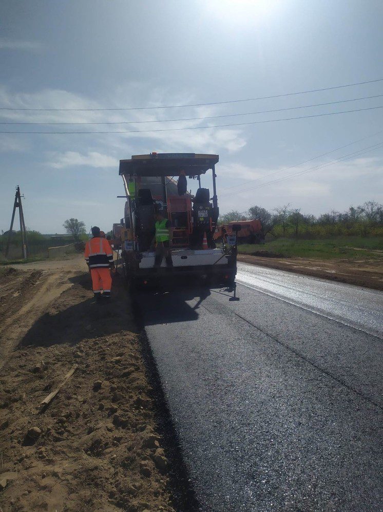 В Летней Ставке Туркменского округа идет ремонт объездной дороги