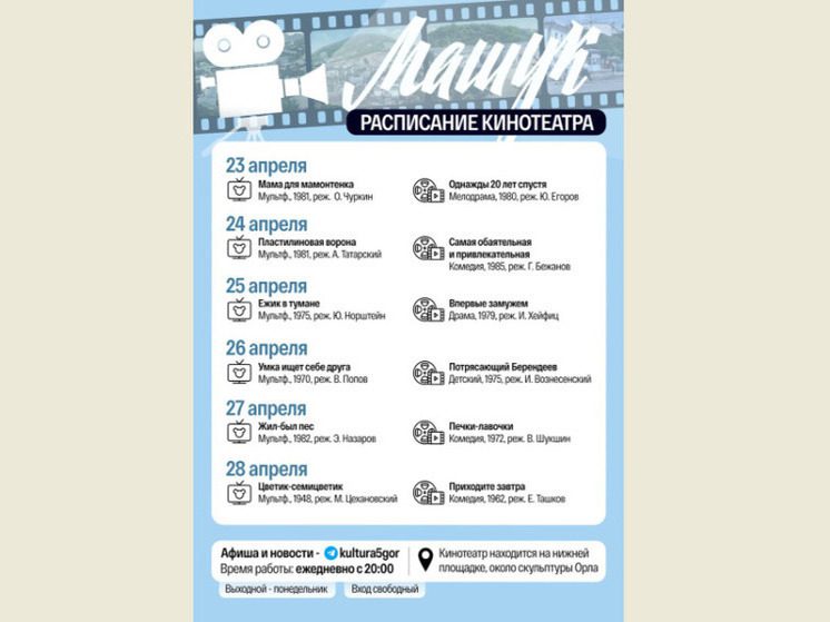 В Пятигорске открывают новый сезон летнего кинотеатра