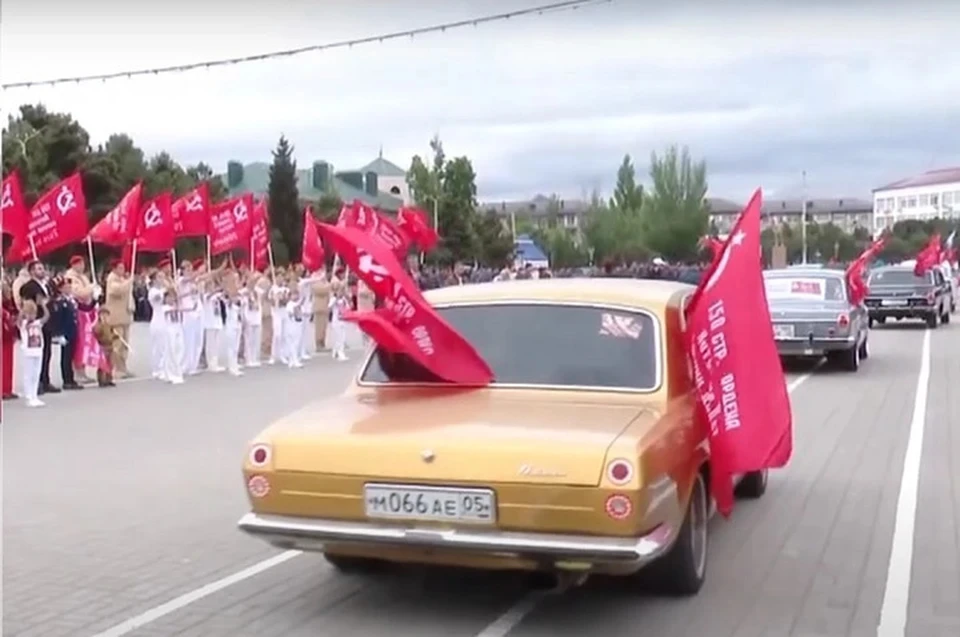 Автопробег «Знамя Победы» доехал из Дагестана до финальной точки в Пятигорске0