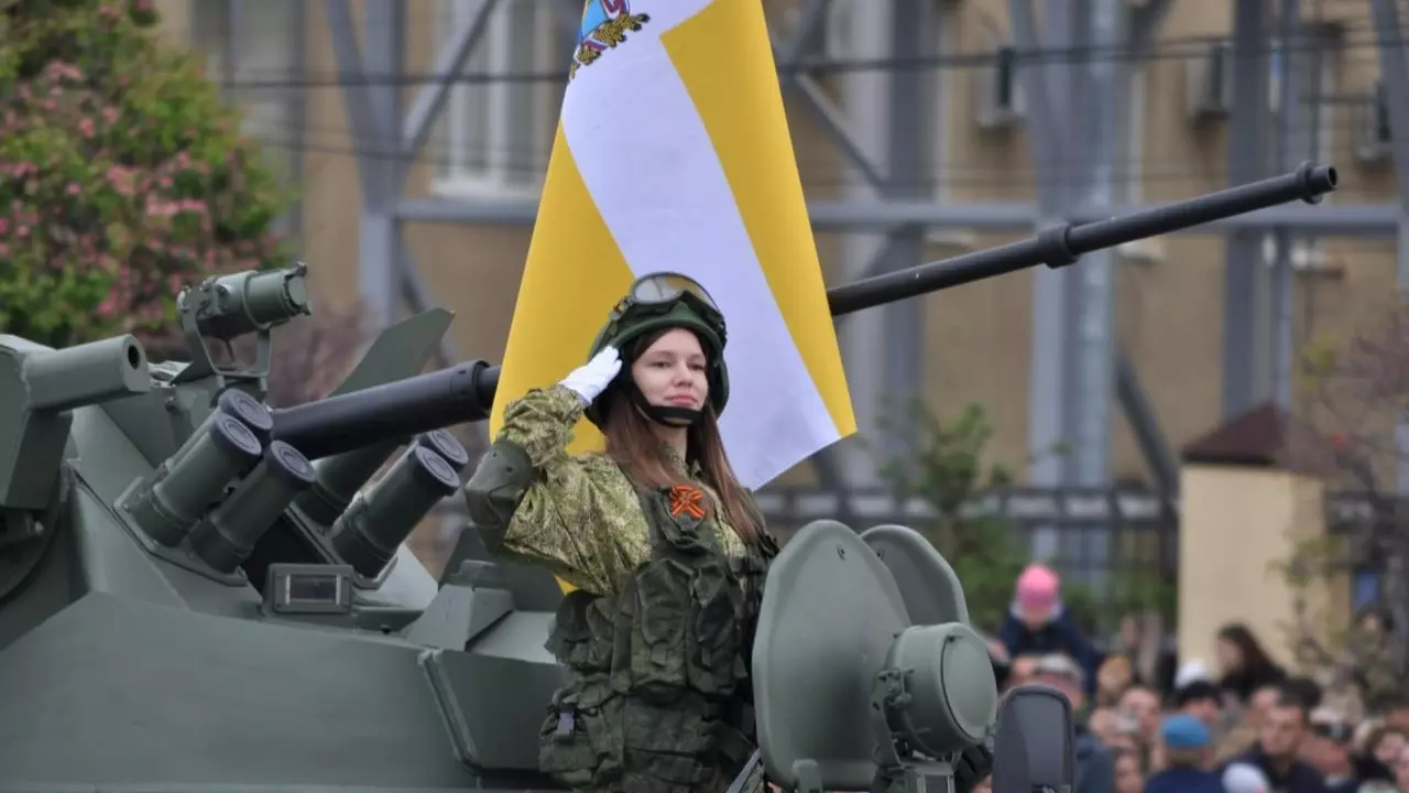 Как прошел парад Победы в Ставрополе8