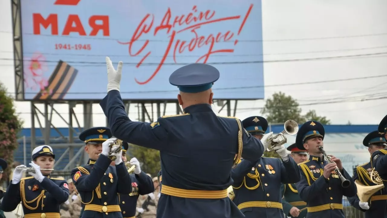 Как прошел парад Победы в Ставрополе3