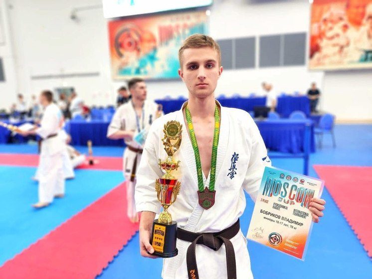 Каратист из Ставрополя получил бронзу на турнире Moscow Cup 2024 в Москве