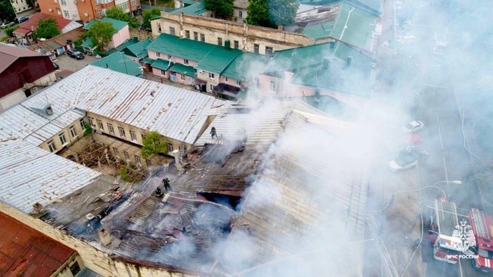 Мангал стал причиной пожара в объекте культурного наследия в Ставрополе0
