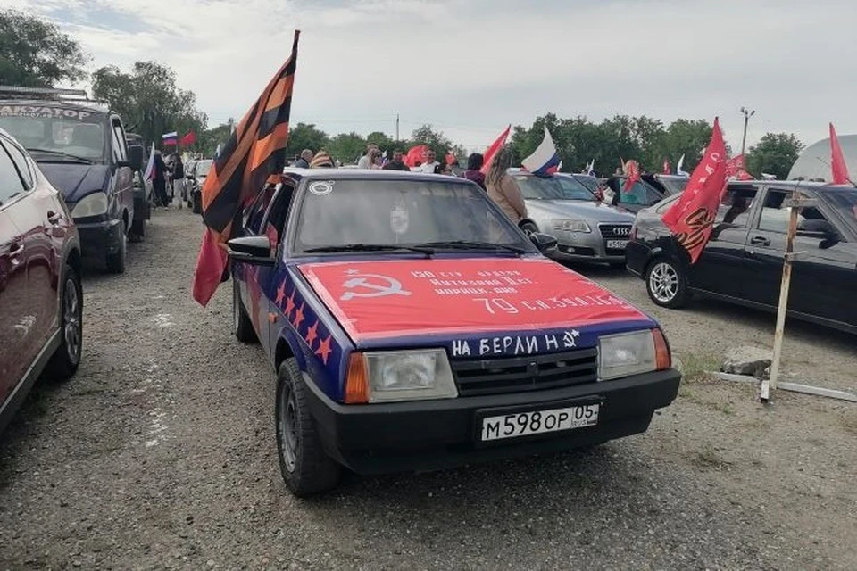 На Ставрополье прошли автопробеги в честь Дня Победы0