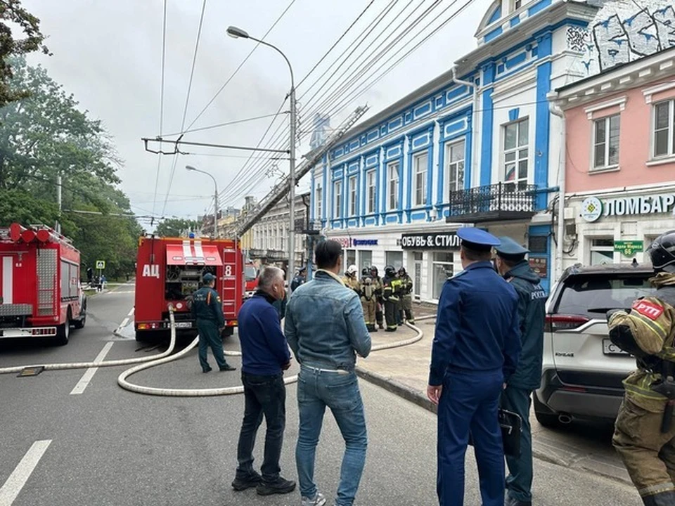 Прокуратура начала проверку пожара в объекте культурного наследия в Ставрополе0