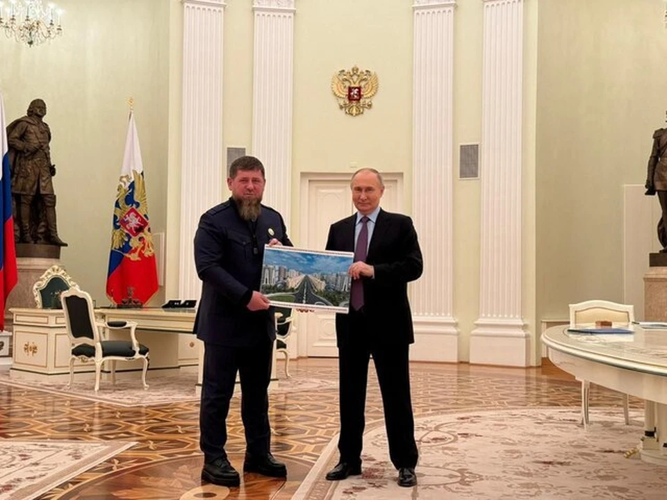 Рамзан Кадыров встретился с Владимиром Путиным в Москве0