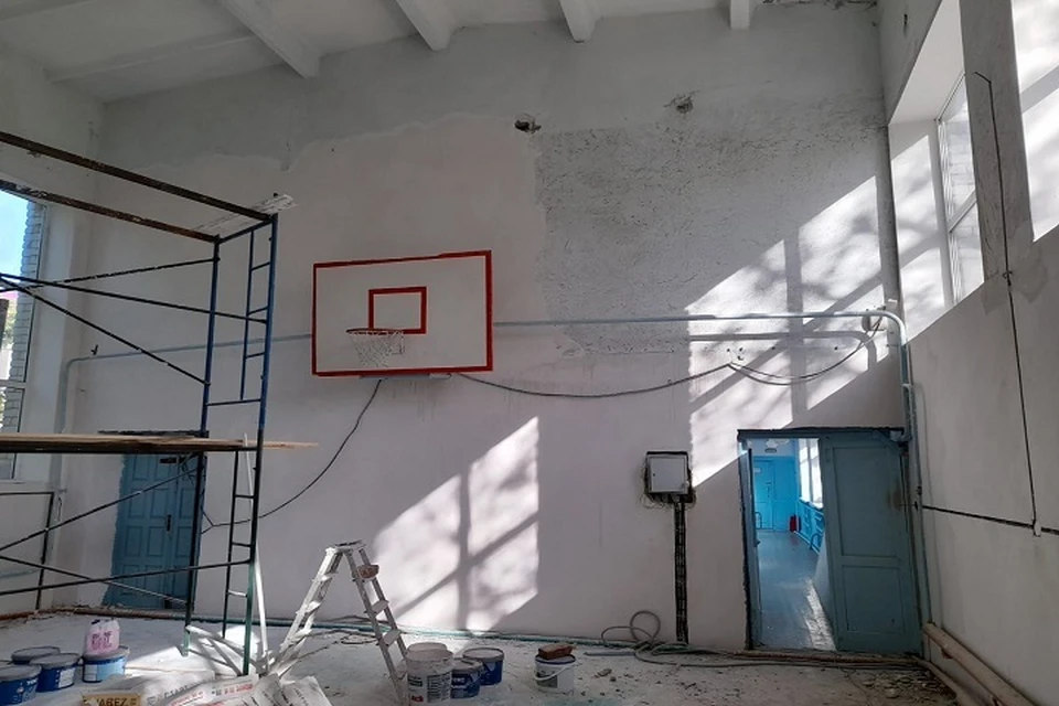 Школьный спортзал отремонтируют в одном из поселков Ставрополья0