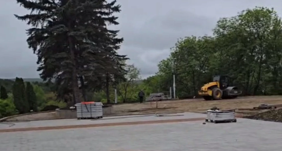 Сроки благоустройства Комсомольского парка в Кисловодске сдвигаются из-за погоды0