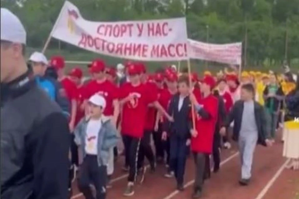 В Северной Осетии прошел первый физкультурный Парад Победы в России0