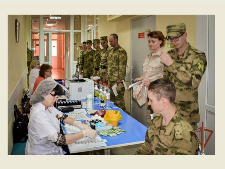 Военнослужащие Росгвардии приняли участие в донорской акции в Пятигорске
