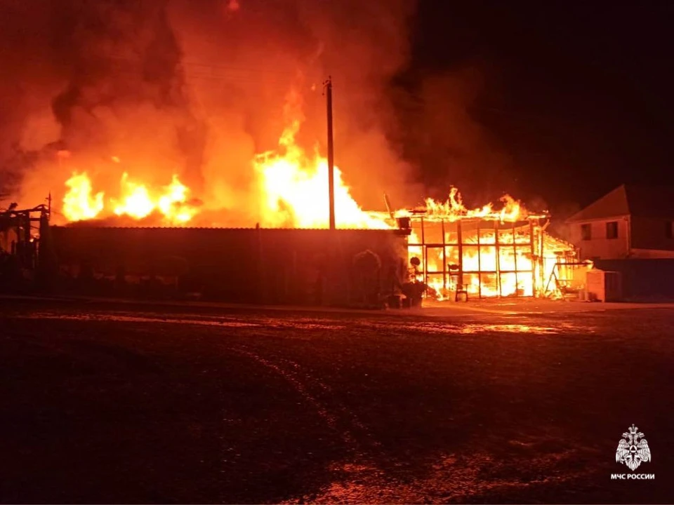 Дом многодетной семьи сгорел в Георгиевске0