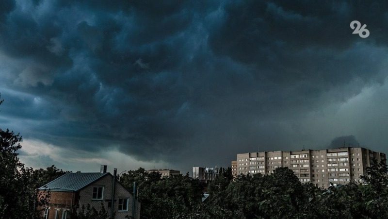 Дождь с грозой ожидается на юге Ставрополья 1 июля
