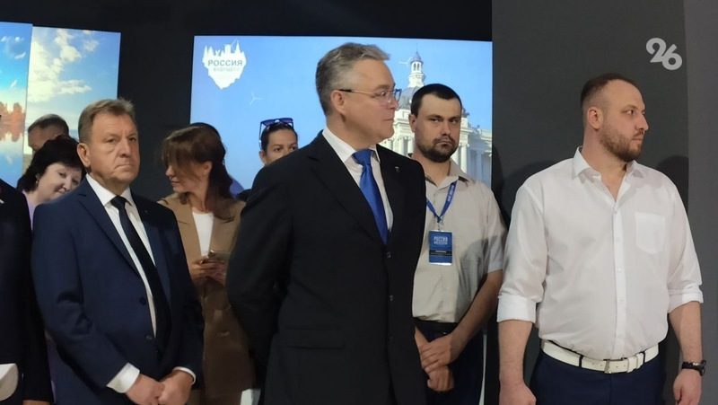 Губернатор Ставрополья посетил открытие выставки «Россия будущего» 12 июня