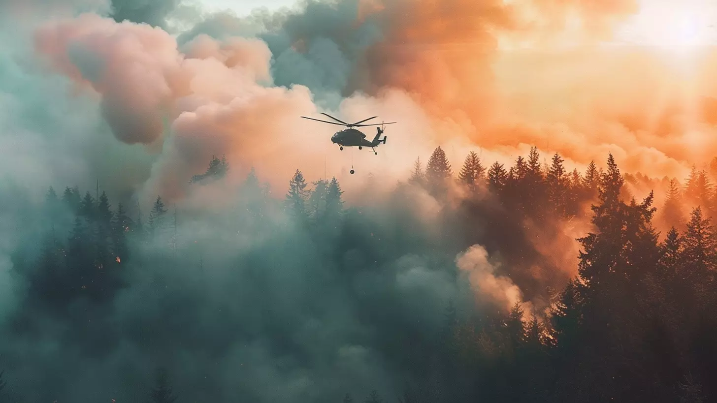 В южные регионы России придут лесные пожары