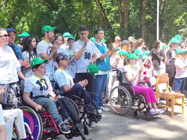 В Кабардино-Балкарии прошел легкоатлетический забег для детей с ОВЗ