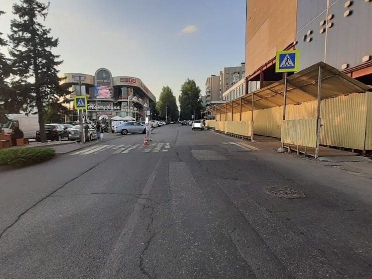 В Пятигорске начинающий водитель сбил женщину на пешеходной зебре