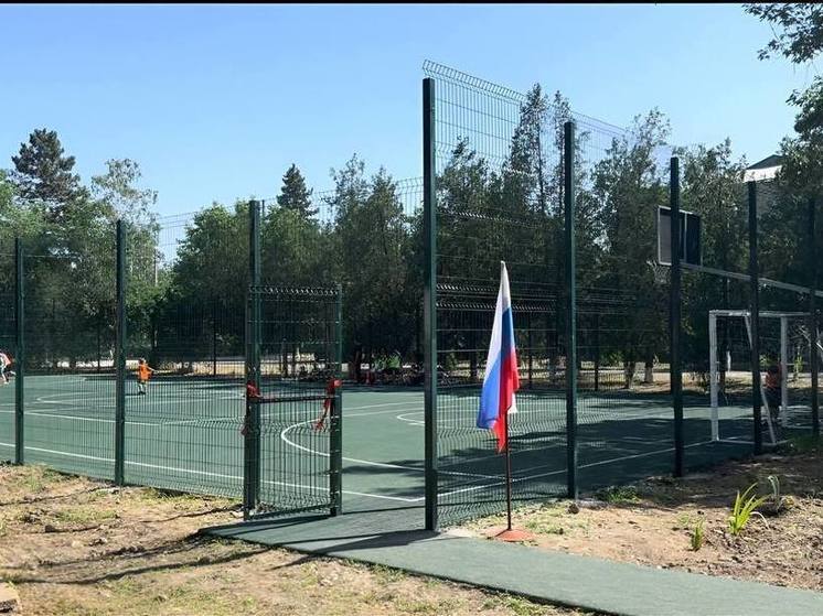В селе Горнозаводском на Ставрополье открыли новую спортивную площадку