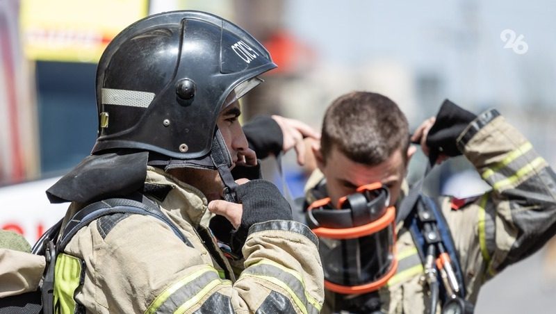 Огнеборцы МЧС Ставрополья ликвидируют возгорание на западном склоне Бештау