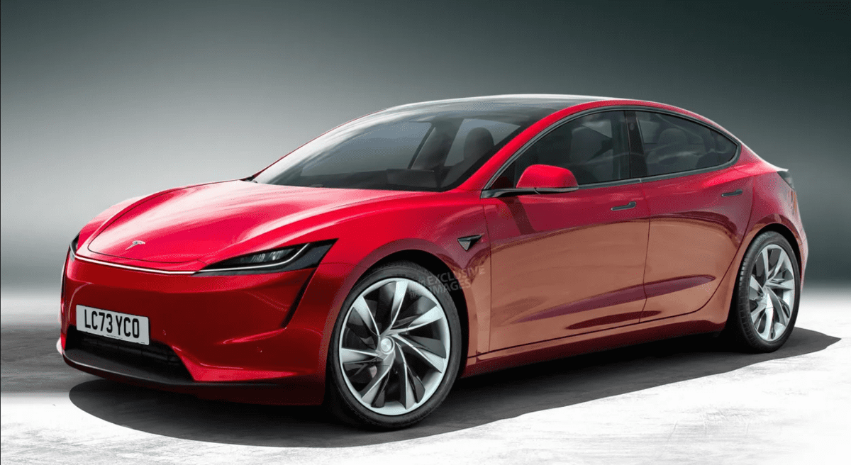 Рендеры нового бюджетного электромобиля Tesla (Tesla Model 2).