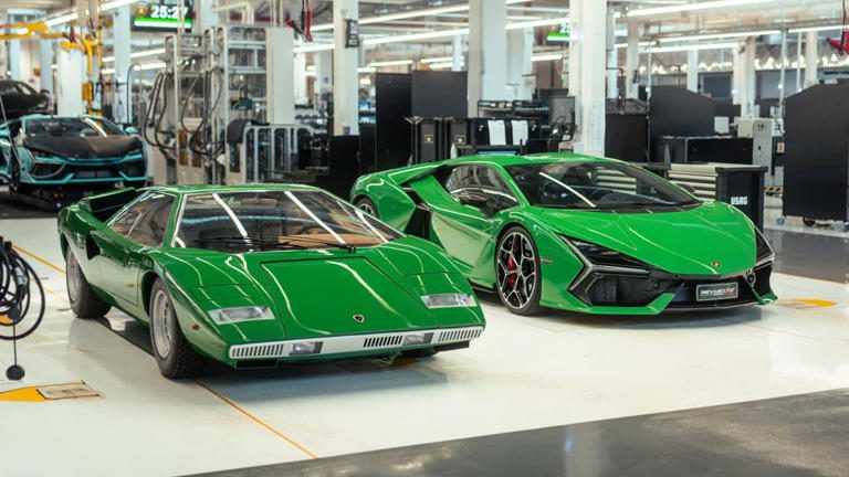 Vor 50 Jahren lief der erste Lamborghini Countach vom Band