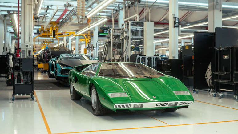 Vor 50 Jahren lief der erste Lamborghini Countach vom Band