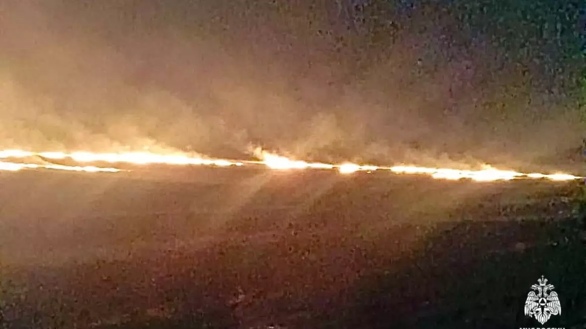 Огонь чуть не уничтожил самый большой заказник Ставропольского края