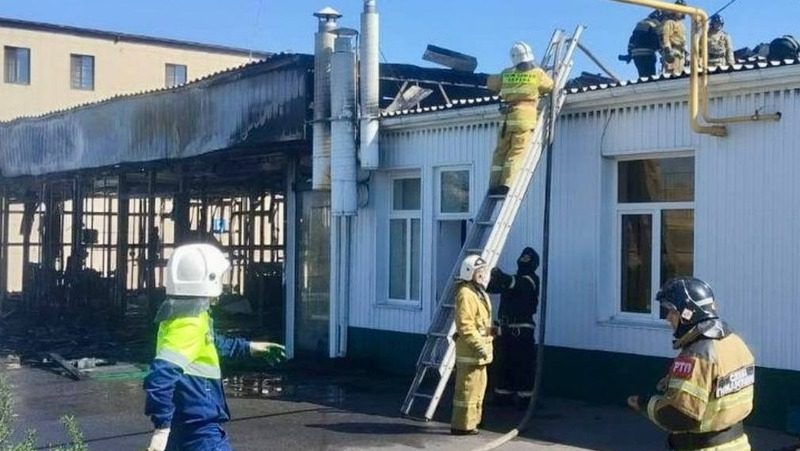 Пожар на автомойке в Ставрополе ликвидировали