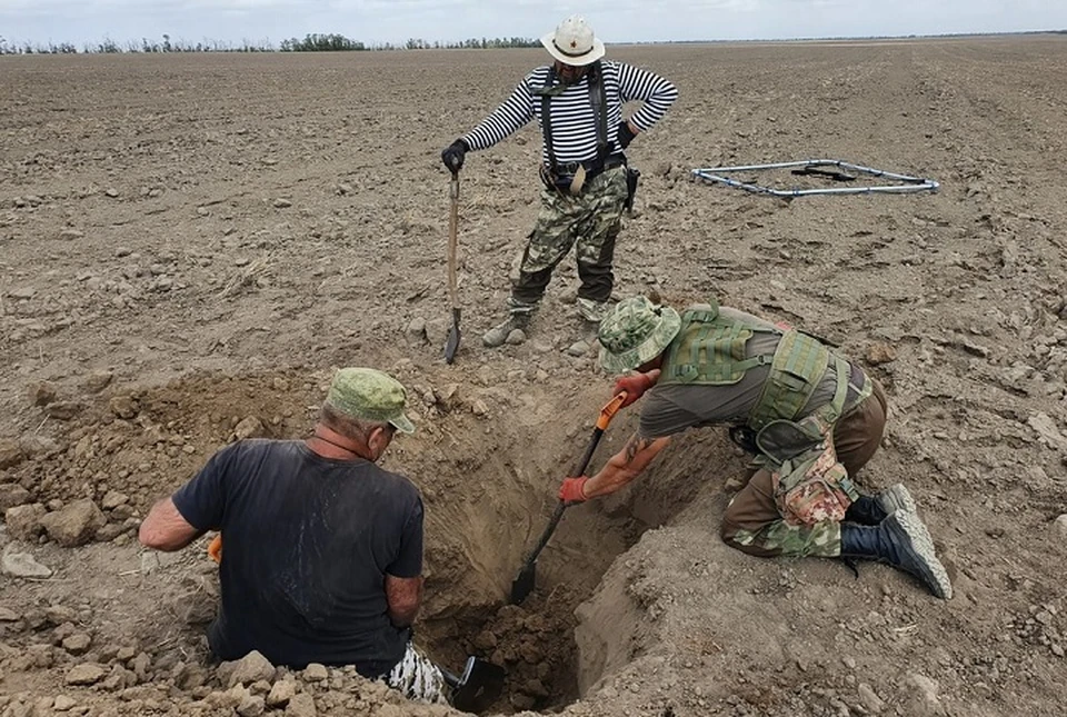 Ставропольские поисковики обнаружили останки бойцов второй мировой войны0