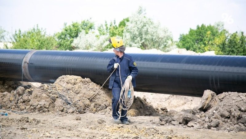 Строительство новой магистрали водоснабжения завершили в Благодарненском округе