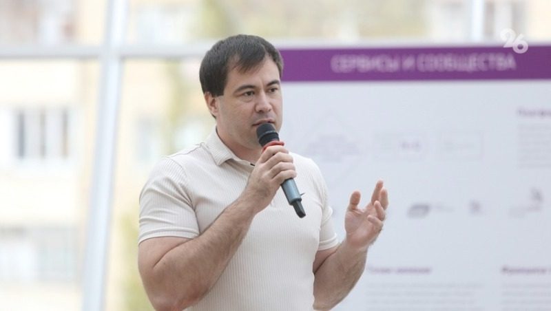 Подкастер «Победы26» Долженко поучаствовал в «Эстафете успешности» в Ставрополе