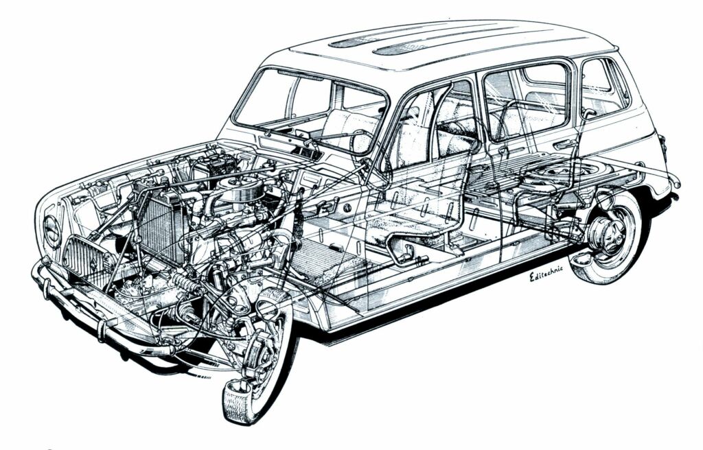 Renault готовит к премьере «кроссовер из прошлого»: первые изображения нового Renault 4 E-Tech