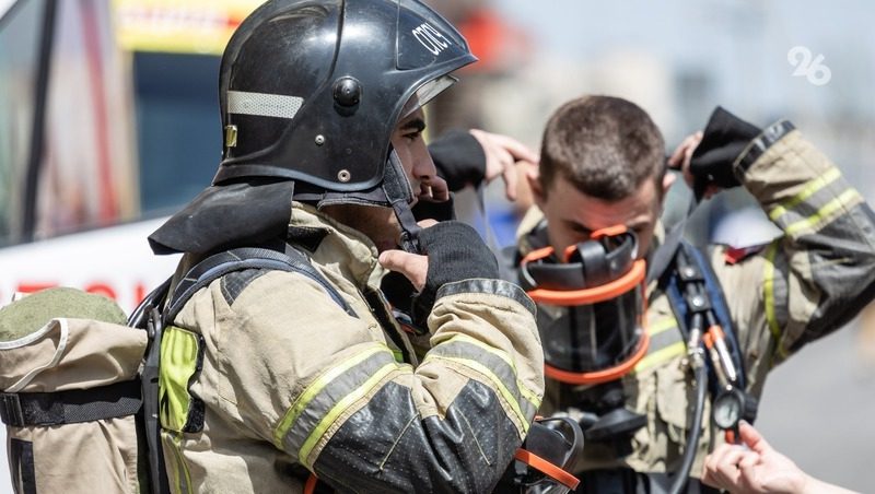 Три крупных пожара на Ставрополье ликвидировали сотрудники МЧС за сутки