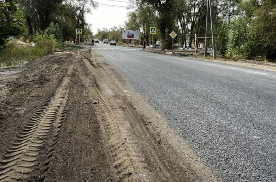 В селе на Ставрополье уложили асфальт на социально значимой улице0