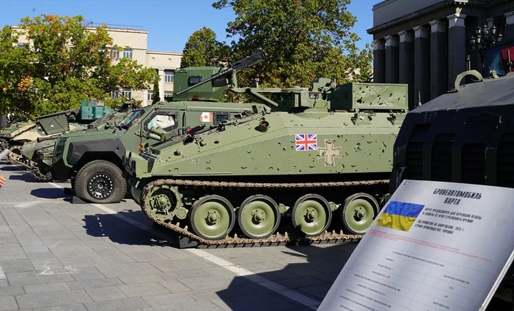 Выставка трофейной техники стран НАТО проходит в столице Северной Осетии1