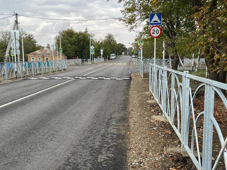 На Ставрополье отремонтировали социально значимую дорогу