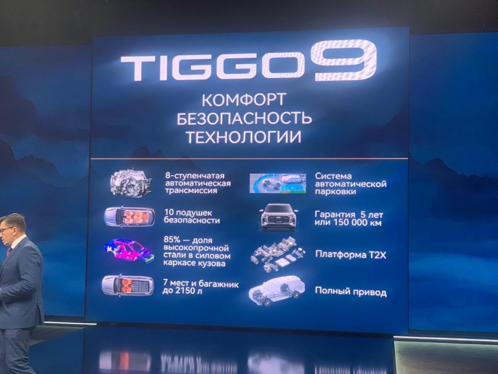 Кроссовер Chery Tiggo 9 удивил ценой: названы комплектации и стоимость Чери Тигго 9 в России