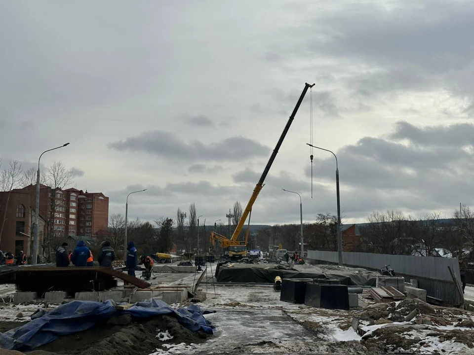 Ремонт на мосту через реку Подкумок в Пятигорске не успеют закончить в срок0