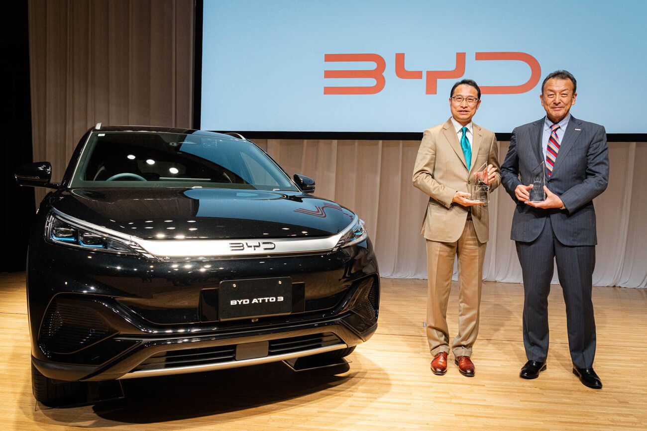 Two BYD Models Triumph at the "2023 Japan EV of the Year" Awards