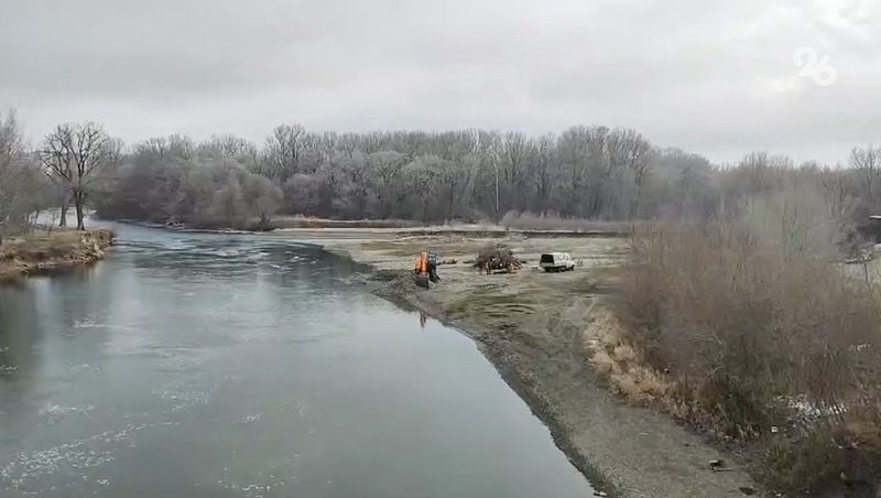 В Невинномысске готовят купель в месте слияния Большого Зеленчука и Кубани