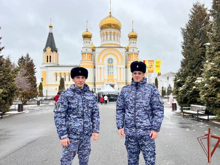 В Северо-Кавказском округе Росгвардейцы обеспечили правопорядок на Крещение